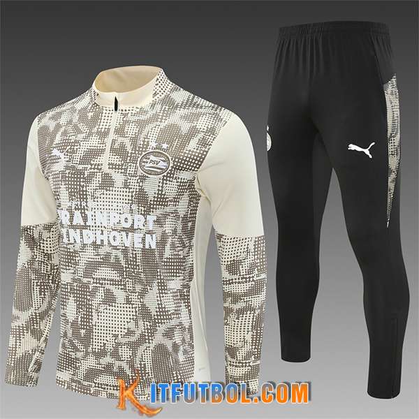 Chandal Equipos De Futbol PSV Eindhoven Ninos Beige/Marrón 2025/2026