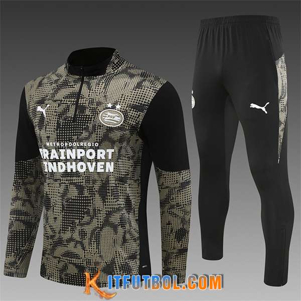 Chandal Equipos De Futbol PSV Eindhoven Ninos Marrón/Negro 2025/2026