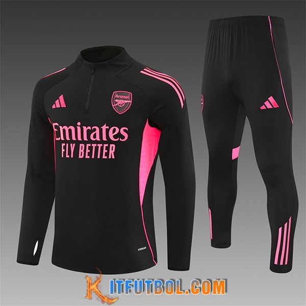 Chandal Equipos De Futbol Arsenal Ninos Negro/Rosa 2025/2026
