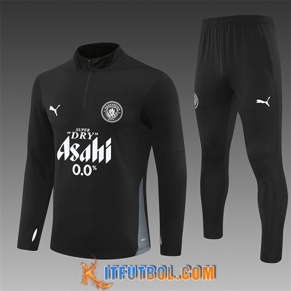 Chandal Equipos De Futbol Manchester City Ninos Negro/Gris/Blanco 2025/2026