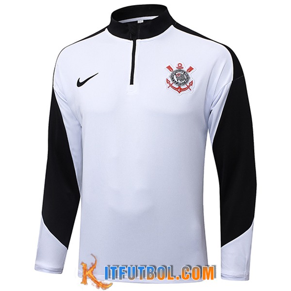 Sudadera De Entrenamiento Corinthians Blanco/Negro 2025/2026 -02