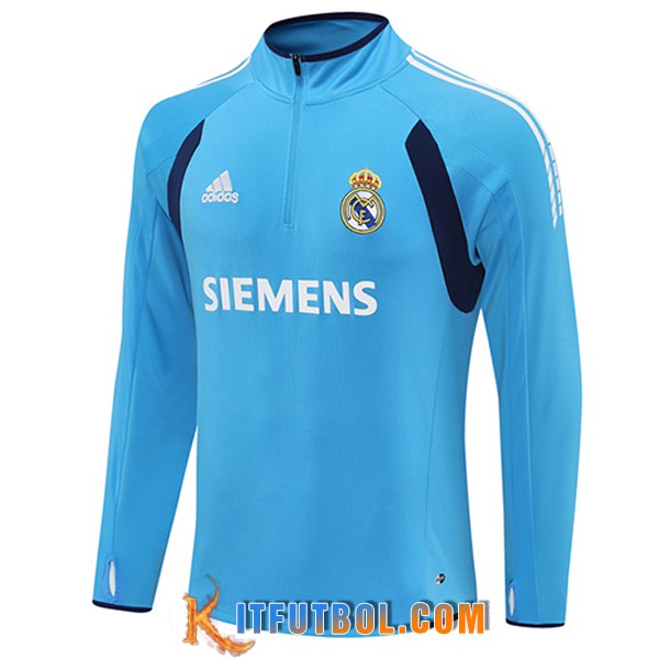 Sudadera De Entrenamiento Real Madrid Azul Claro 2025/2026