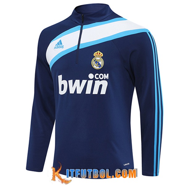 Sudadera De Entrenamiento Real Madrid Azul/Blanco 2025/2026