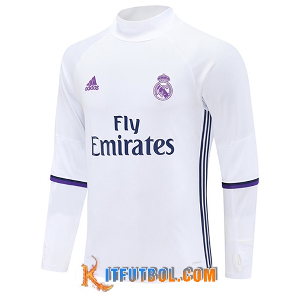 Sudadera De Entrenamiento Real Madrid Blanco/Violeta 2025/2026 -02