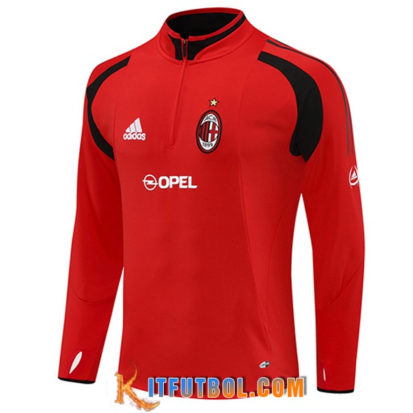 Sudadera De Entrenamiento AC Milan Rojo/Negro 2025/2026