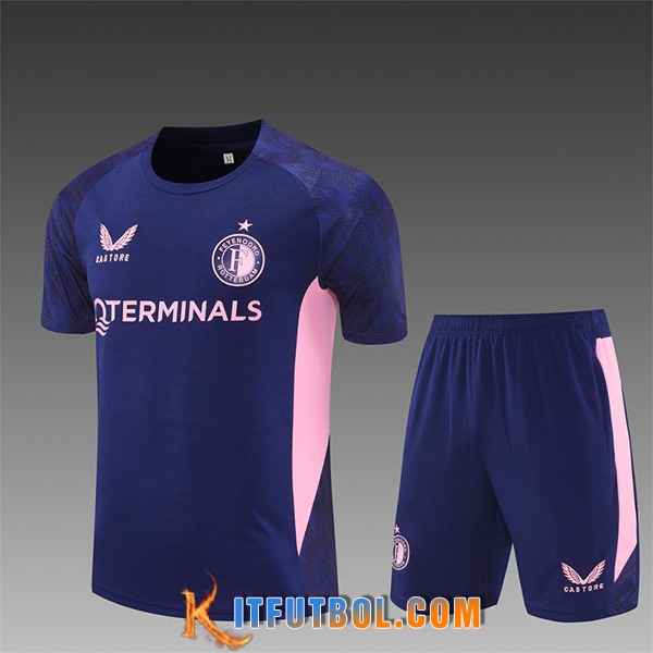 Camiseta Entrenamiento Feyenoord Ninos Violeta/Rosa 2025/2026