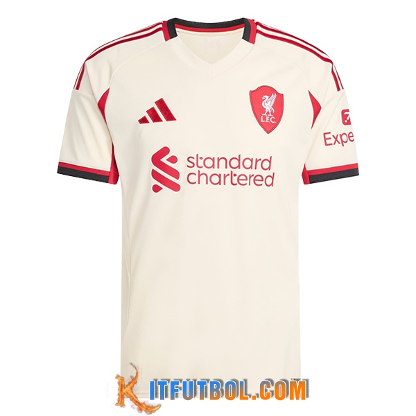 Nueva Camisetas De Futbol FC Liverpool Segunda 2025/2026