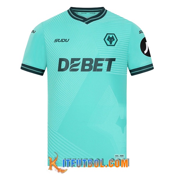 Nueva Camisetas De Futbol Wolves Segunda 2025/2026