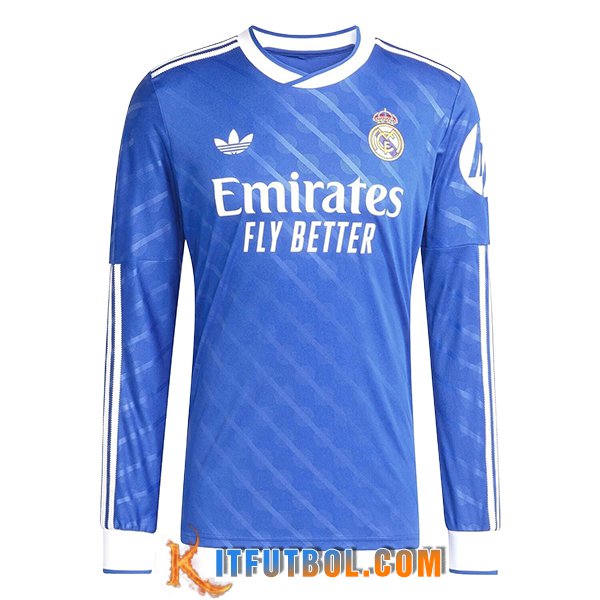 Nueva Camisetas De Futbol Real Madrid Tercera Manga Largas 2025/2026