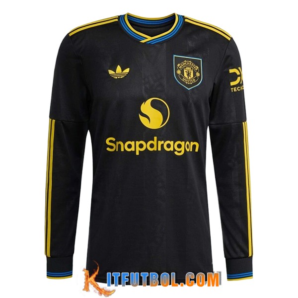 Nueva Camisetas De Futbol Manchester United Tercera Manga Largas 2025/2026