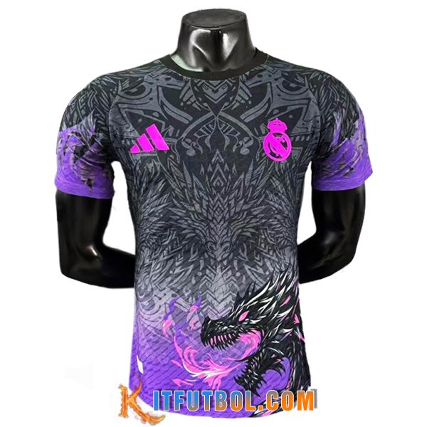 Camisetas De Futbol Real Madrid Special Edition Negro/Violeta 2025/2026