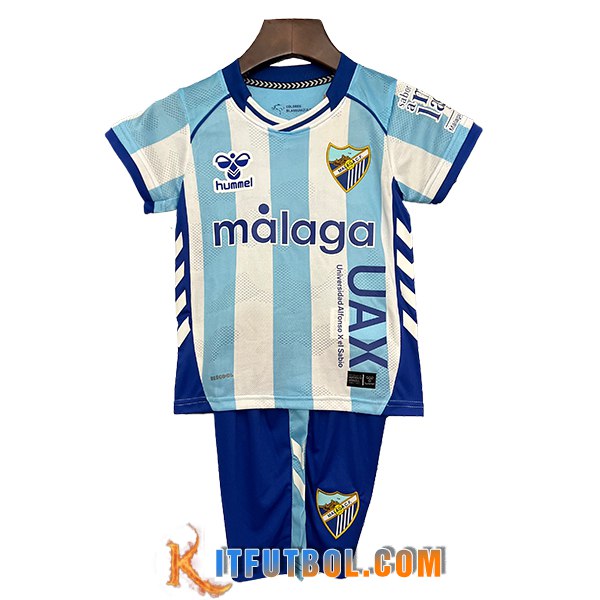 Nueva Camisetas De Futbol Malaga Ninos Primera 2025/2026