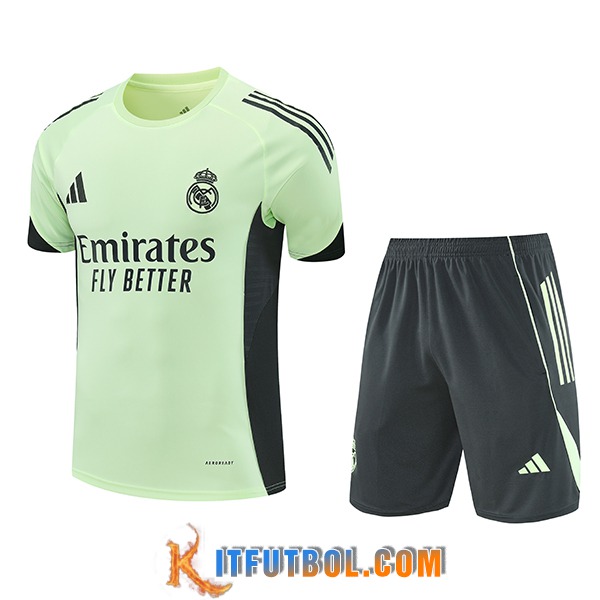 Camiseta Entrenamiento Real Madrid Verde/Negro 2025/2026 -02