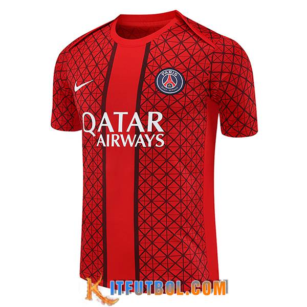 Camiseta Entrenamiento PSG Rojo 2025/2026 -02