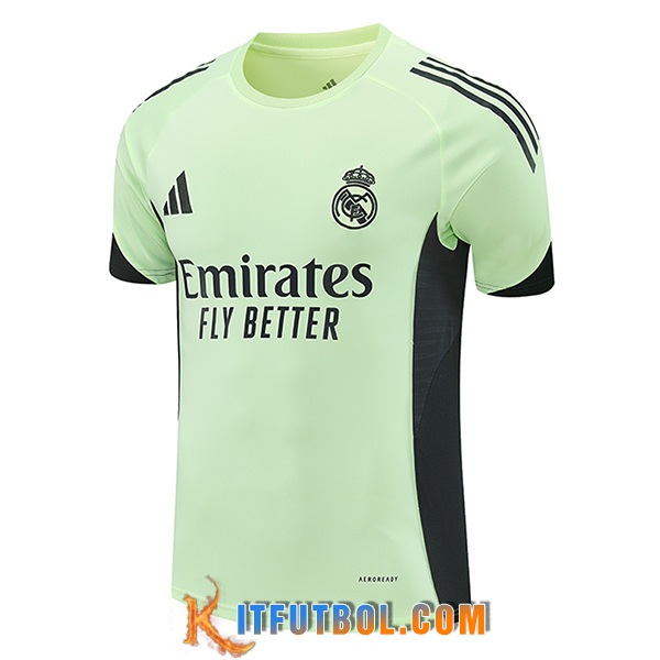 Camiseta Entrenamiento Real Madrid Verde/Negro 2025/2026 -02