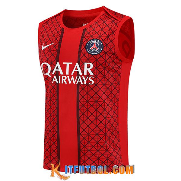 Chalecos De Futbol PSG Rojo 2025/2026