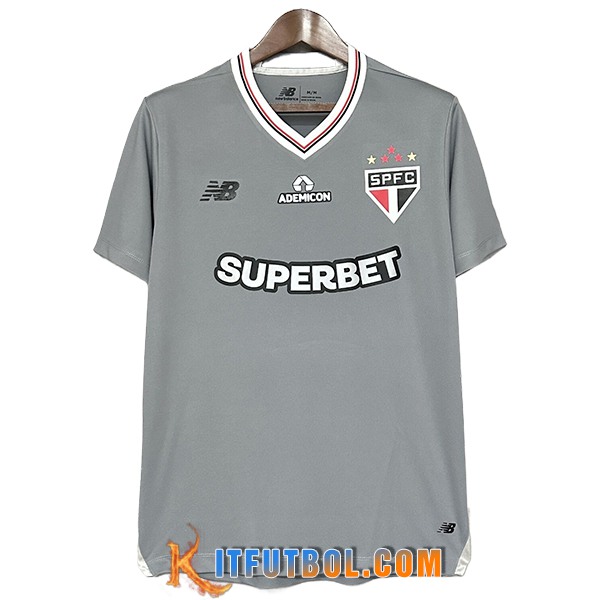 Camiseta Entrenamiento Sao Paulo FC Gris 2025/2026 -03