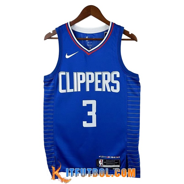 Camisetas De Futbol Los Angeles Clippers (PAUL #3) 2025/26 Azul