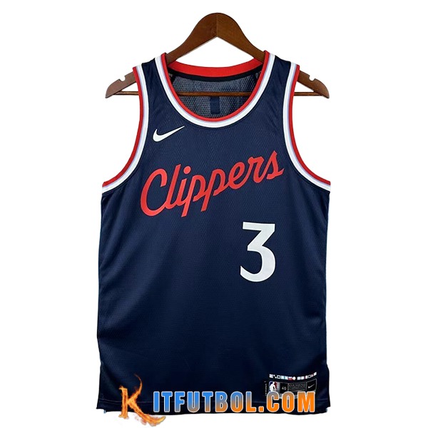 Camisetas De Futbol Los Angeles Clippers (PAUL #3) 2025/26 Azul marino