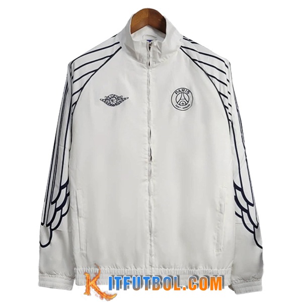Rompevientos PSG Blanco/Negro 2025/2026