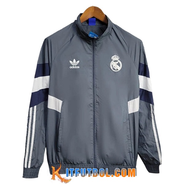 Rompevientos Real Madrid Gris/Blanco 2025/2026