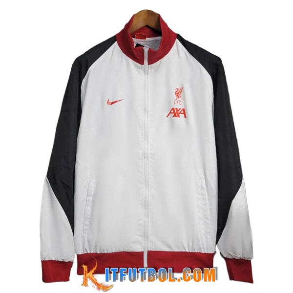 Rompevientos FC Liverpool Blanco/Negro/Rojo 2025/2026