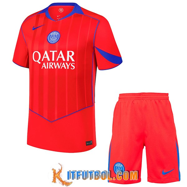 Camisetas Futbol PSG Tercera + Cortos 2025/2026