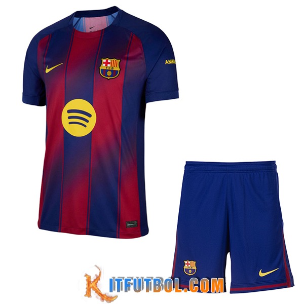 Camisetas Futbol FC Barcelona Primera + Cortos 2025/2026