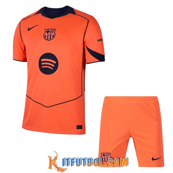 Camisetas Futbol FC Barcelona Tercera + Cortos 2025/2026