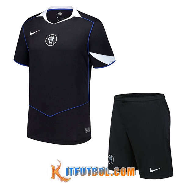 Camisetas Futbol Chelsea Tercera + Cortos 2025/2026