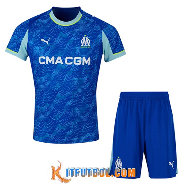 Camisetas Futbol Marsella OM Tercera + Cortos 2025/2026