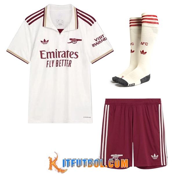 Camisetas Futbol Arsenal Tercera (Cortos + Calcetines) 2025/2026