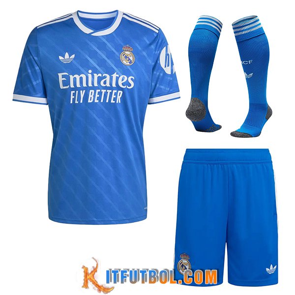 Camisetas Futbol Real Madrid Tercera (Cortos + Calcetines) 2025/2026