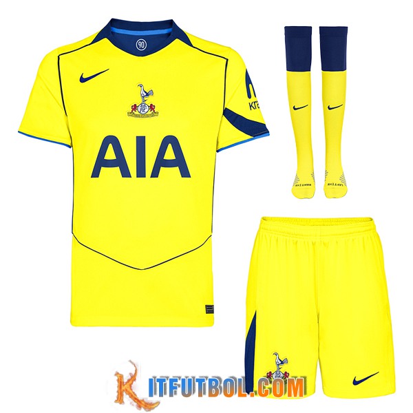 Camisetas Futbol Tottenham Hotspurs Tercera (Cortos + Calcetines) 2025/2026