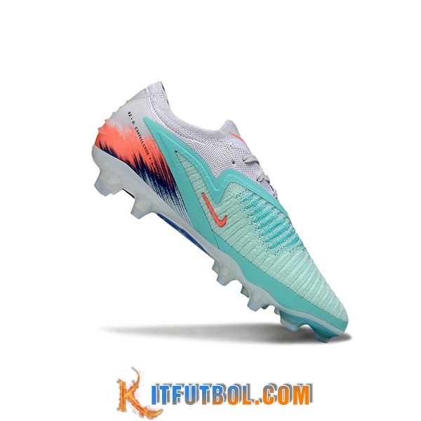 Nike Botas De Fútbol Phantom GX III Elite FG Gris/Verde -02