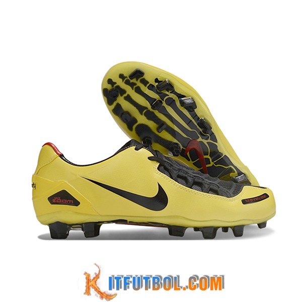 Nike Botas De Fútbol TOTAL 90 LASER FG Amarillo/Negro