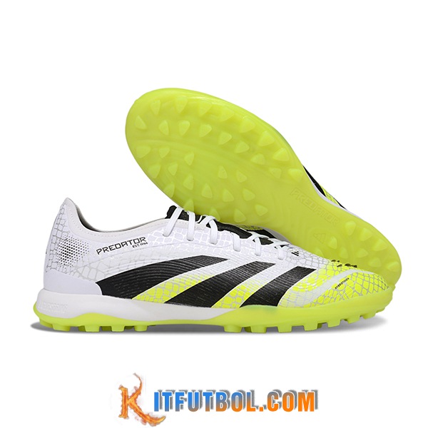 Adidas Botas De Fútbol PREDATOR 25 ELITE TF BOOTS Blanco/Verde/Negro