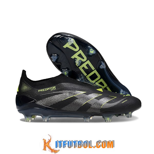 Adidas Botas De Fútbol 25 Predator Elite LL FG Negro/Verde