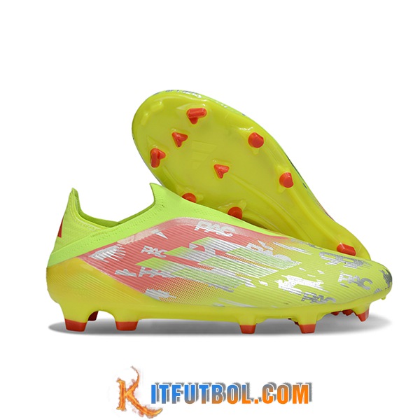 Adidas Botas De Fútbol F50 Elite Laceless FG Amarillo/Naranja
