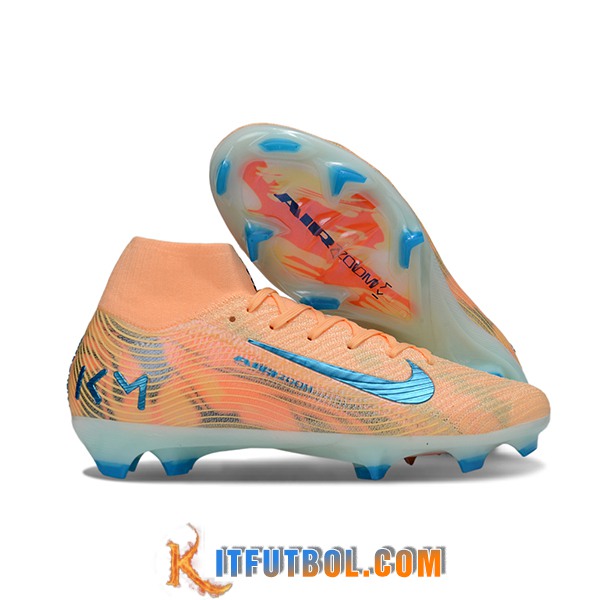 Nike Botas De Fútbol Air Zoom Mercurial Superfly IIX Elite FG Naranja/Azul