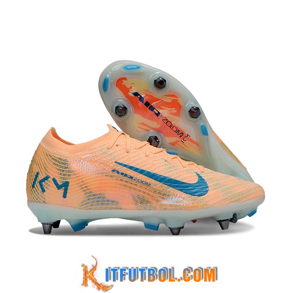 Nike Botas De Fútbol AIR ZOOM MERCURIAL VAPOR XVI ELITE SG-PRO Naranja/Azul