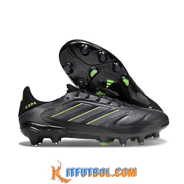 Copa Botas De Fútbol GLORO II TF PURE III ELITE FG Negro/Verde