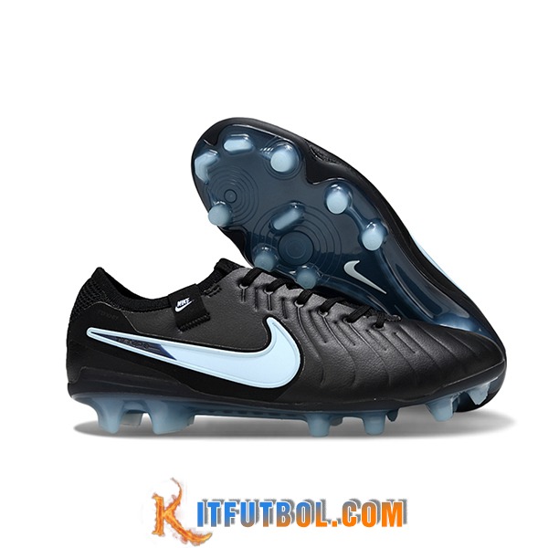 Nike Botas De Fútbol Tiempo Legend X Elite FG Negro/Azul