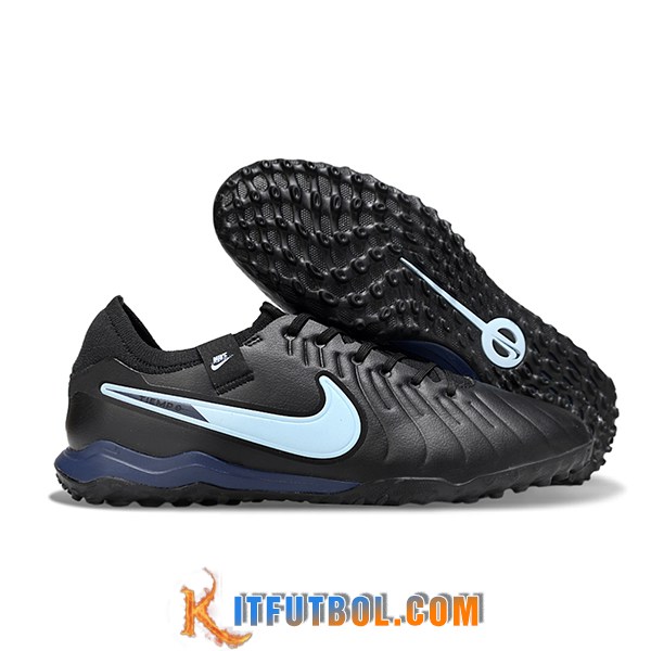 Nike Botas De Fútbol Tiempo Legend X PRO TF Negro/Azul