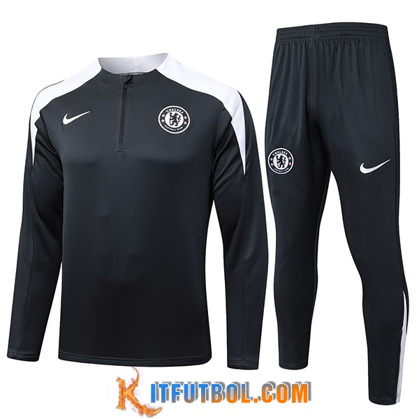 Chandal Equipos De Futbol FC Chelsea Gris Oscuro 2025/2026