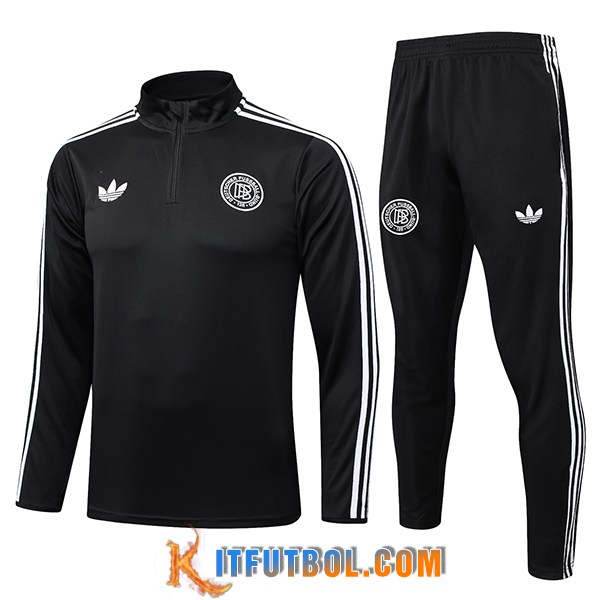 Chandal Equipos De Futbol Alemania Negro/Blanco 2025/2026