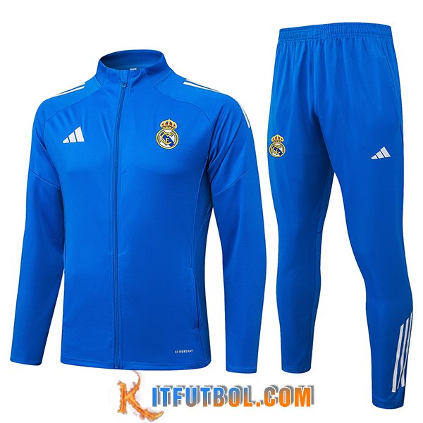 Chandal Equipos De Futbol Chaquetas Real Madrid Azul 2025/2026