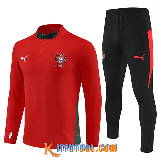 Chandal Equipos De Futbol Portugal Rojo/Verde 2025/2026