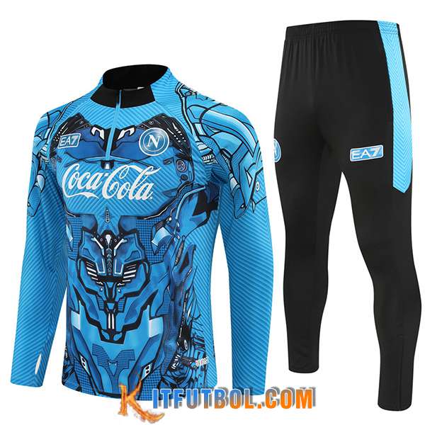 Chandal Equipos De Futbol SSC Napoli Azul/Negro 2025/2026