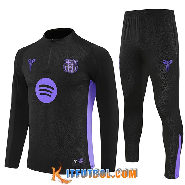 Chandal Equipos De Futbol FC Barcelona Negro/Violeta 2025/2026 -02